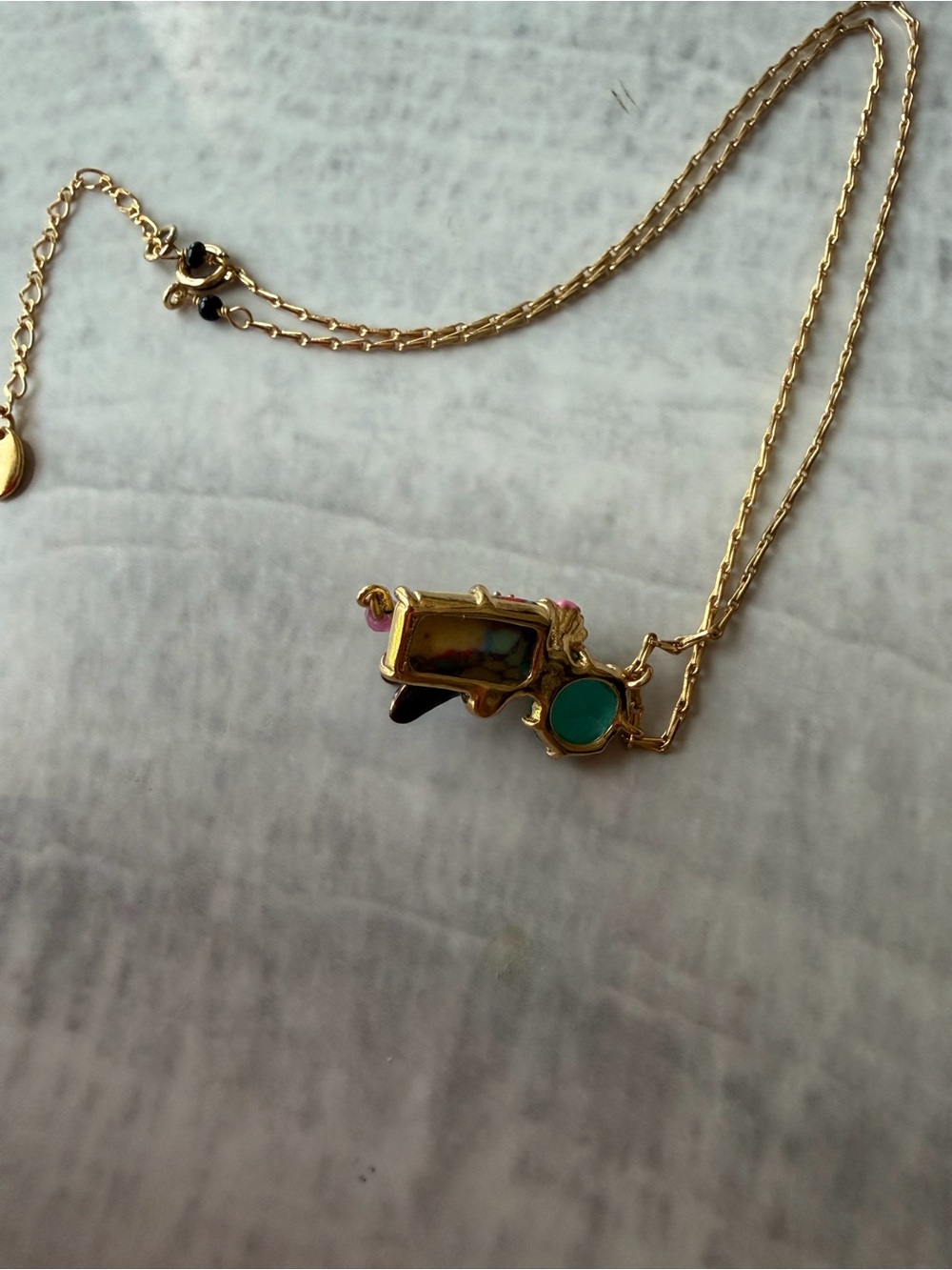 Les Nereides Ostentatious Obscurity Dragonfly Necklace - Picture 5 of 6